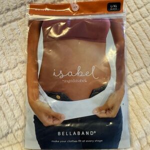 Isabel Maternity Ingrid & Isabel Size L/XL Black Bellaband NEW! (1236)